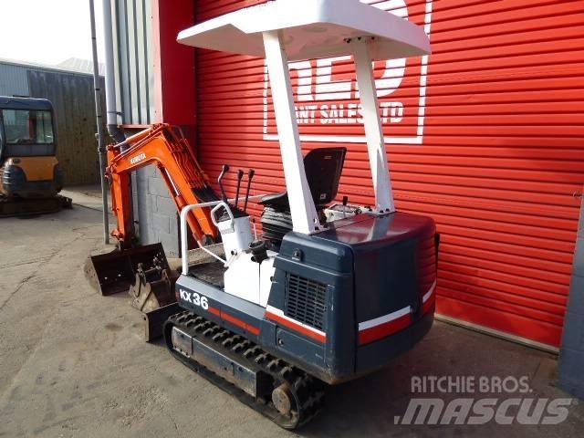 Kubota KX 36 Mini bagri <7t