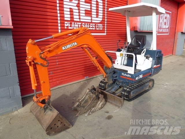 Kubota KX 36 Mini bagri <7t