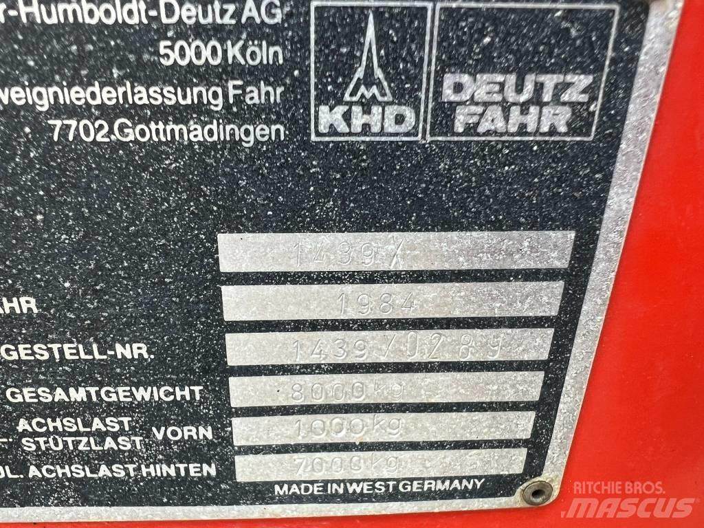 Deutz-Fahr F 570 Samonakladalne prikolice