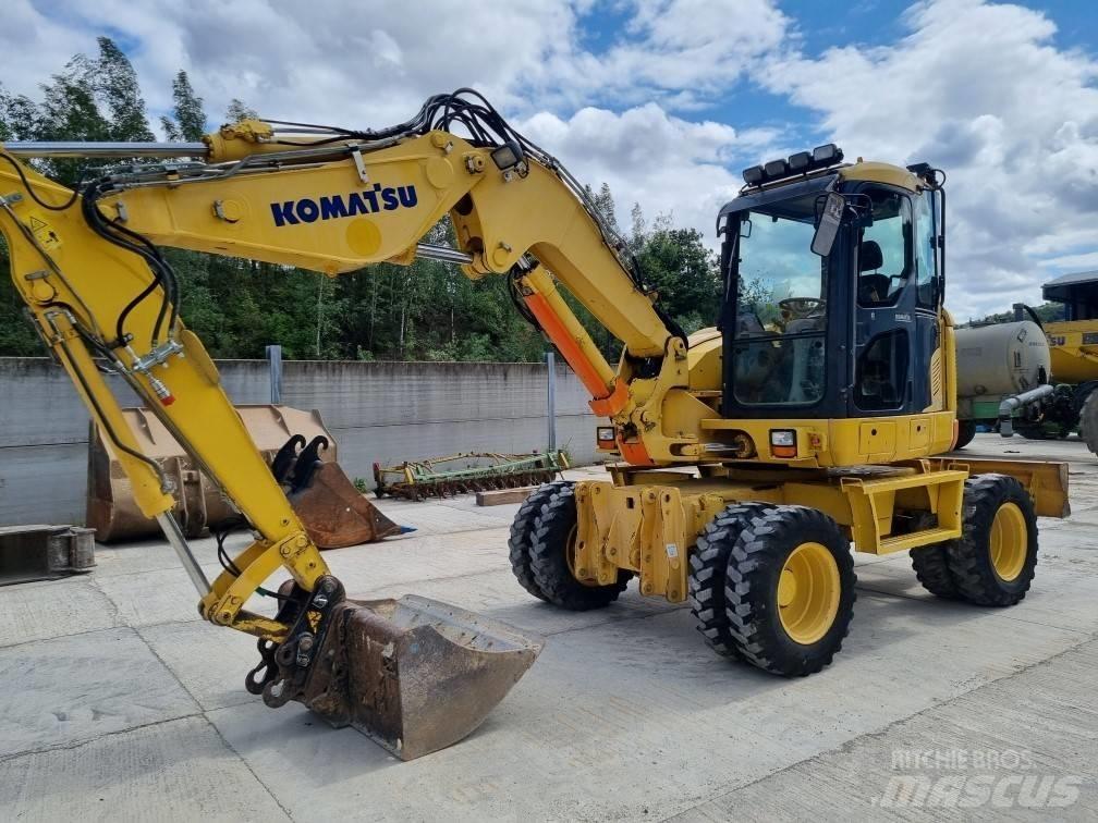 Komatsu PW 118 MR-8 Bagri na kolesih
