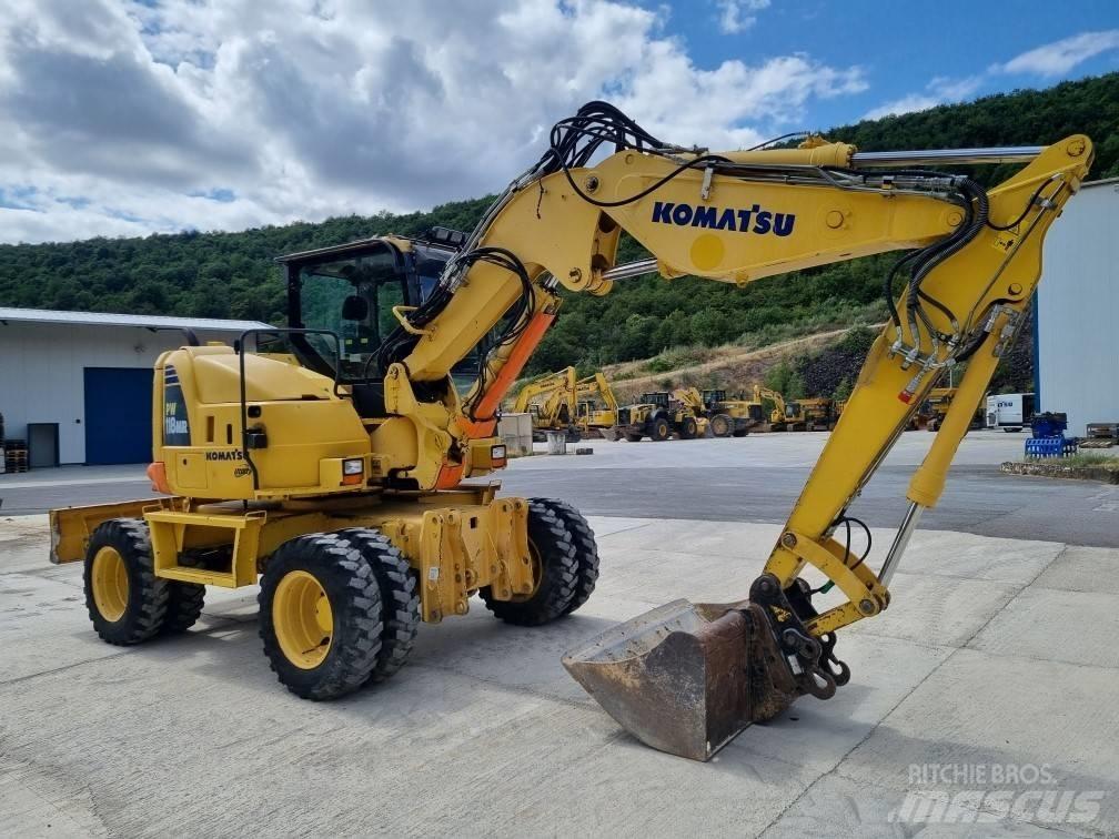 Komatsu PW 118 MR-8 Bagri na kolesih