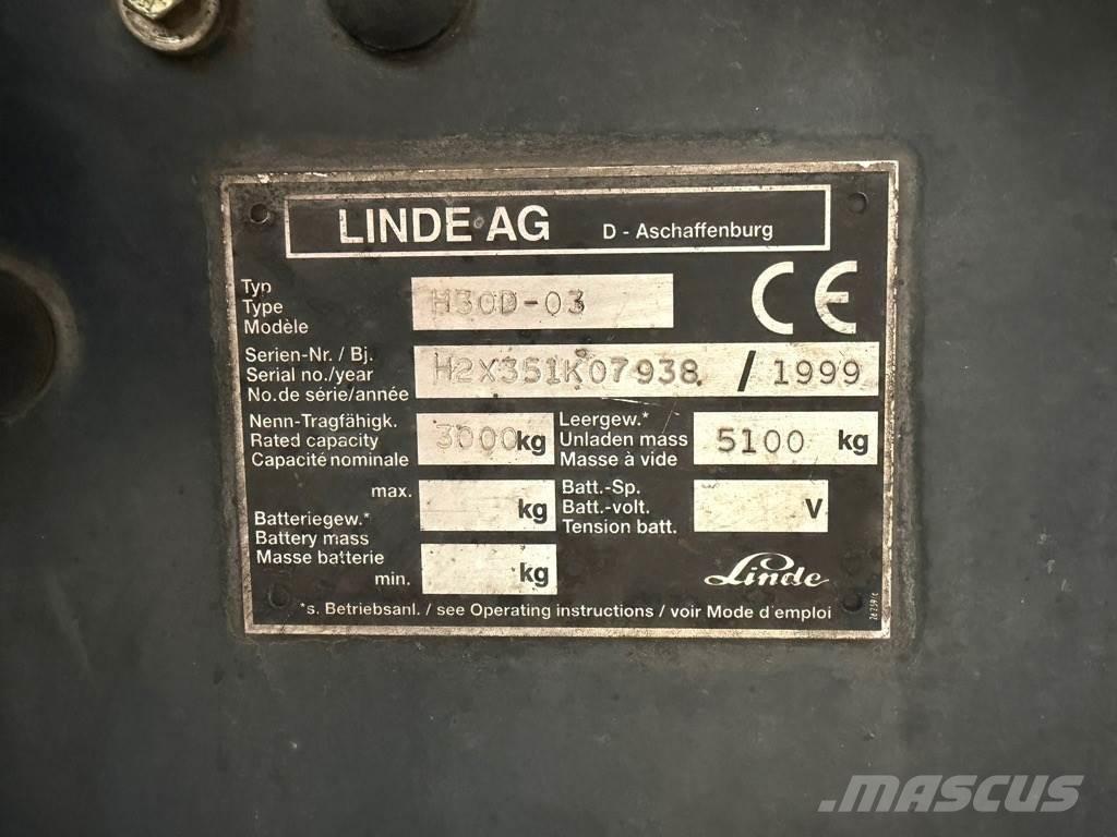Linde H30D Dizelski viličarji