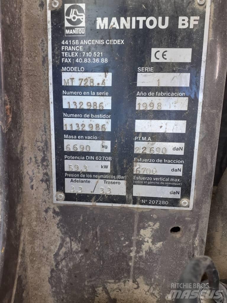 Manitou MT 728-4 Teleskopski viličarji