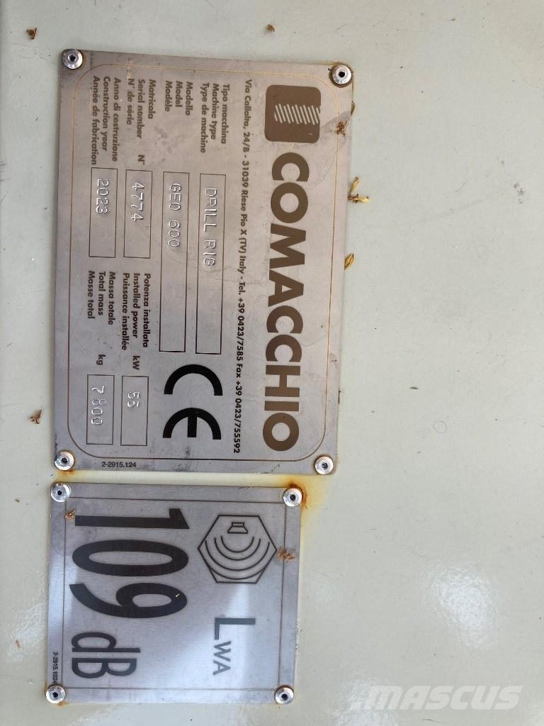 Comacchio Geo600 Naprave za vodne vrtine