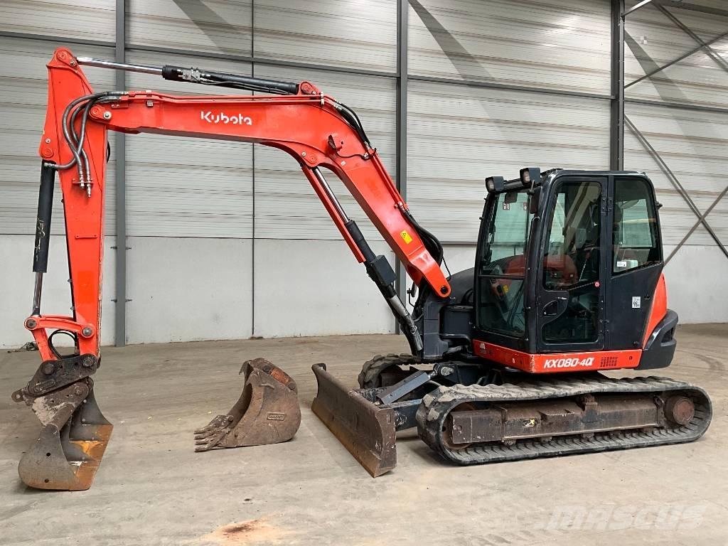 Kubota KX 080-4 A Midi bagri 7t – 12t