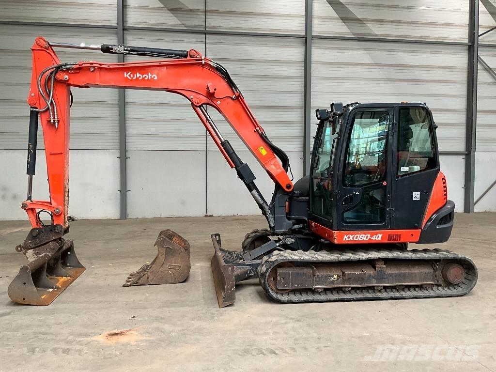 Kubota KX 080-4 A Midi bagri 7t – 12t