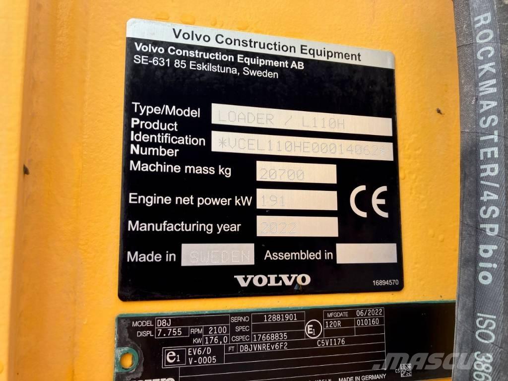 Volvo L 110 H Kolesni nakladalci