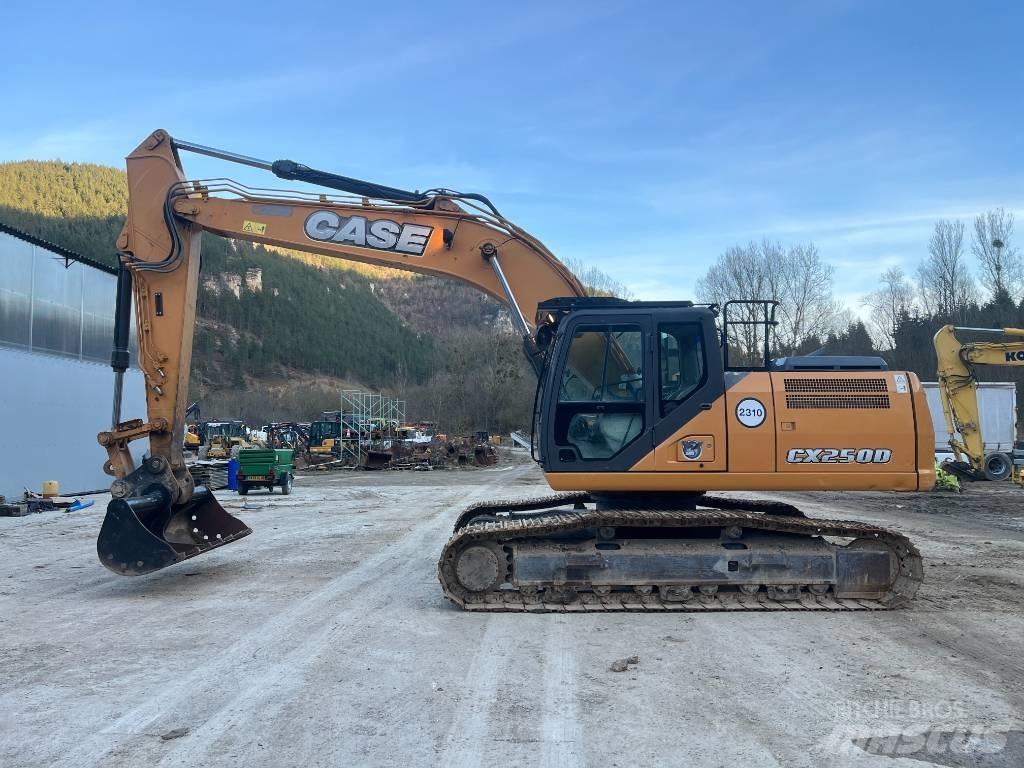 CASE CX 250 D Bagri goseničarji
