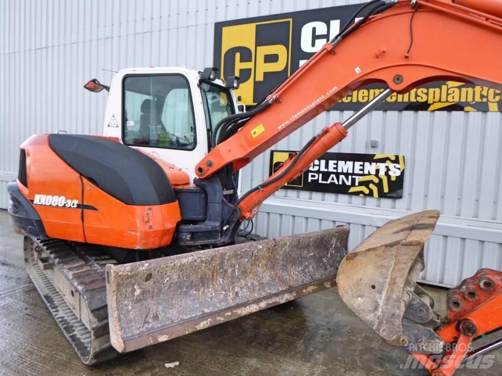 Kubota KX 080-3 A Midi bagri 7t – 12t