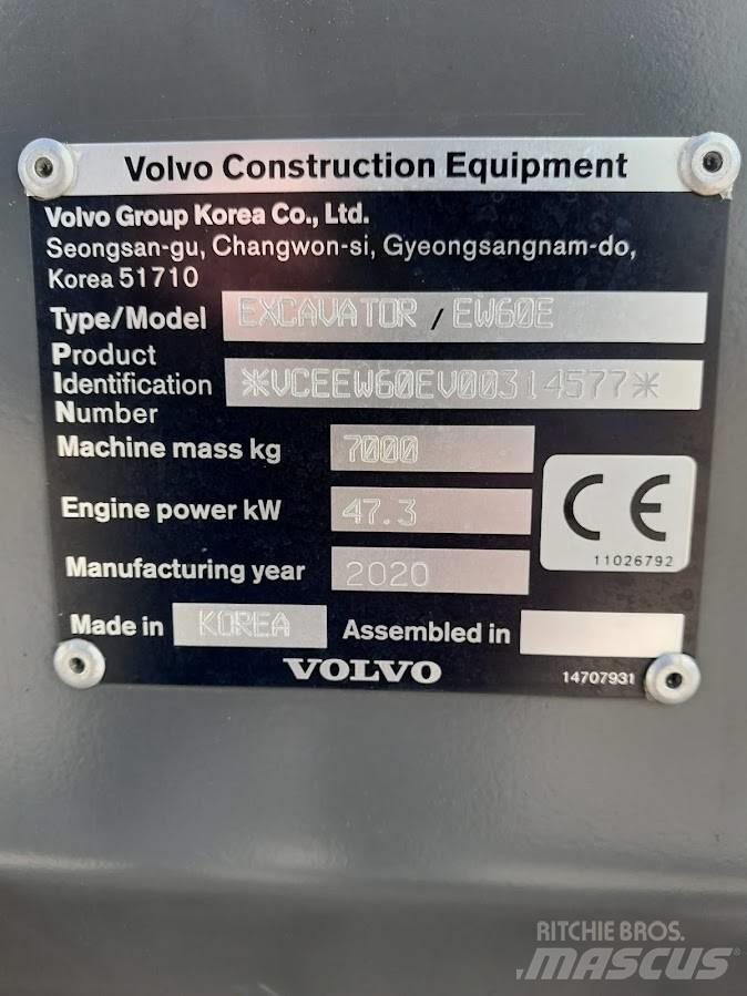 Volvo EW 60 E Bagri na kolesih