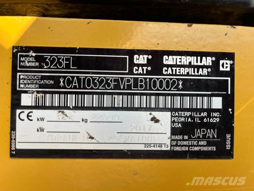 CAT 323 F L Bagri goseničarji