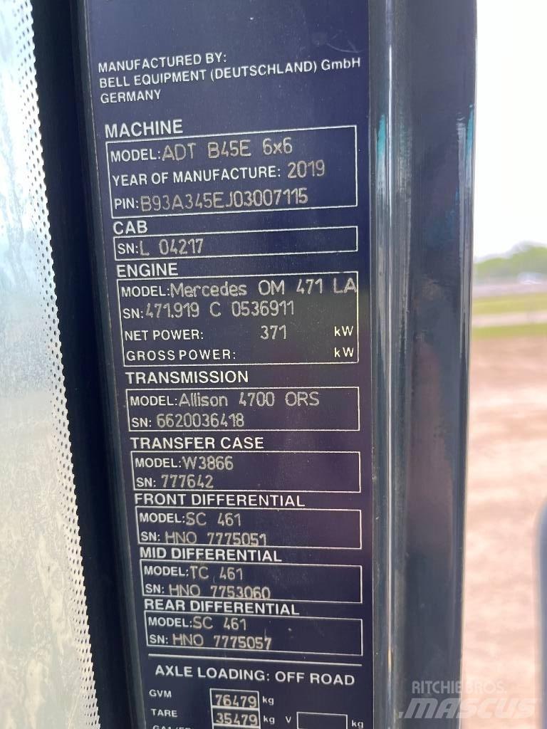Bell B45E Zglobni demperji