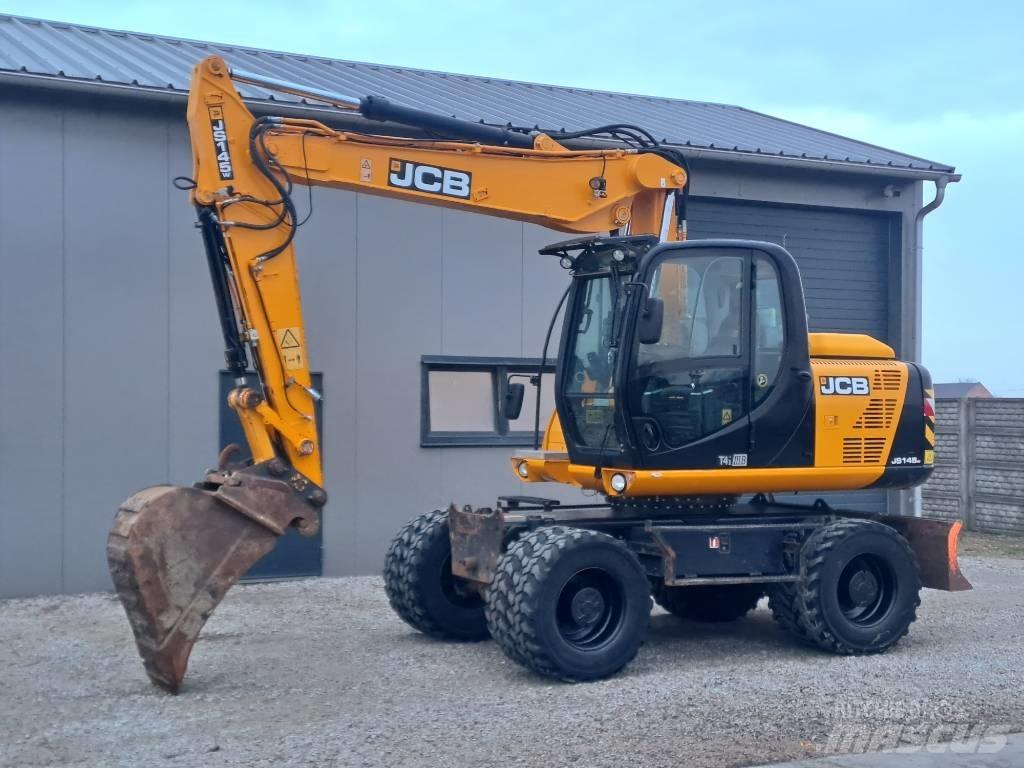 JCB JS145 W Bagri na kolesih
