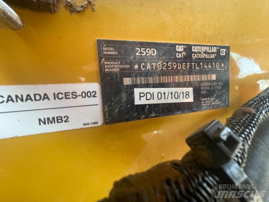 CAT 259 D Skid steer mini nakladalci