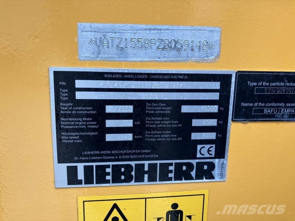 Liebherr L 526 Kolesni nakladalci