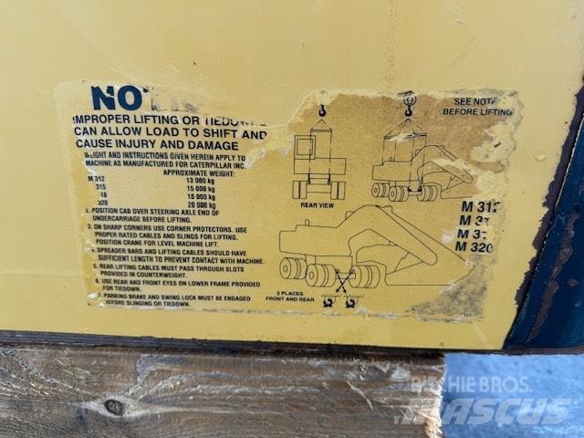 CAT 315 used cab Kabine in notranjost