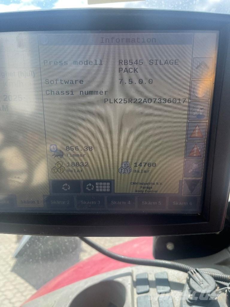 Case IH RB 545 Balirke (okrogle bale)