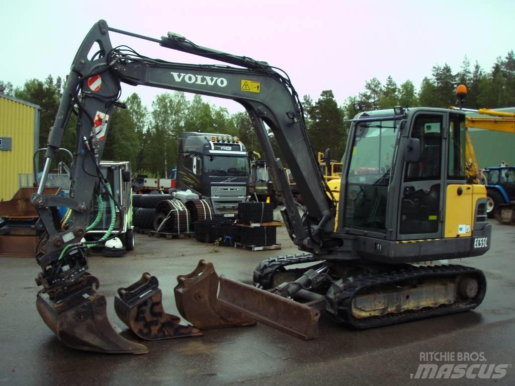 Volvo EC 55 C Mini bagri <7t