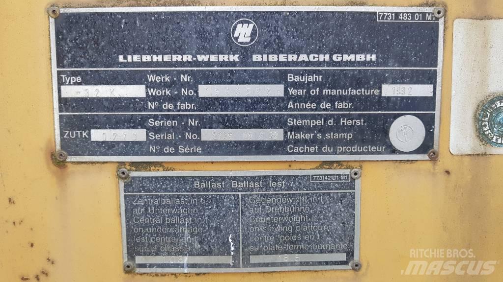 Liebherr K 32 Stolpni žerjavi