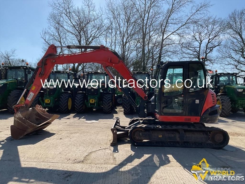 Kubota KX 080-4 Midi bagri 7t – 12t