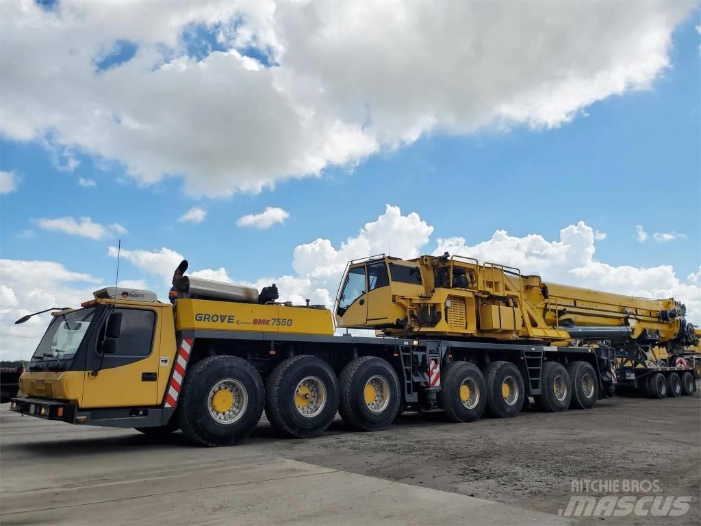 Grove GMK 7550 Rabljeni žerjavi za vsak teren