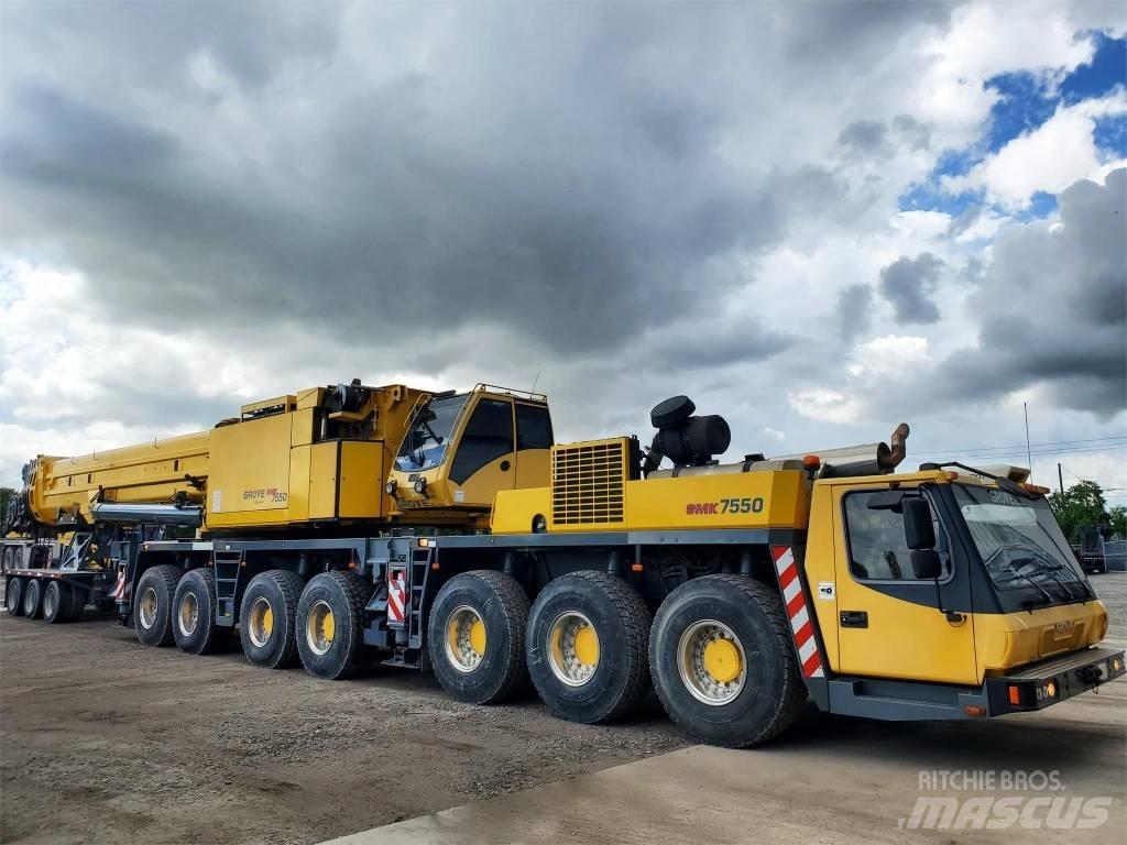 Grove GMK 7550 Rabljeni žerjavi za vsak teren