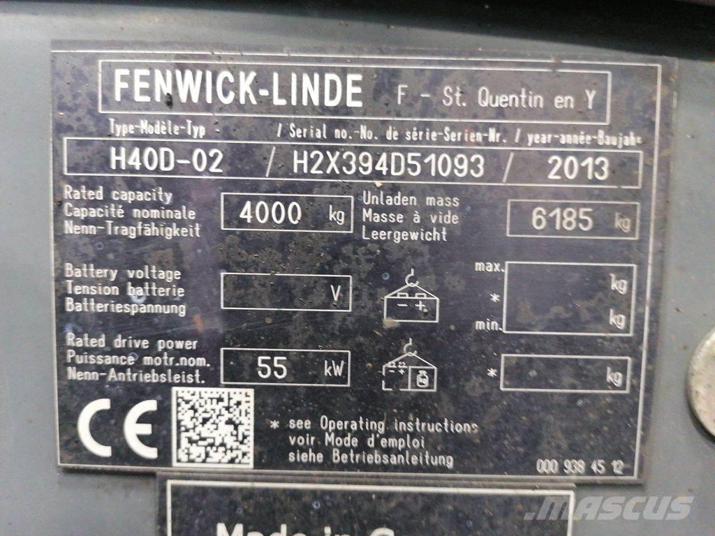 Linde H40D-02 Dizelski viličarji