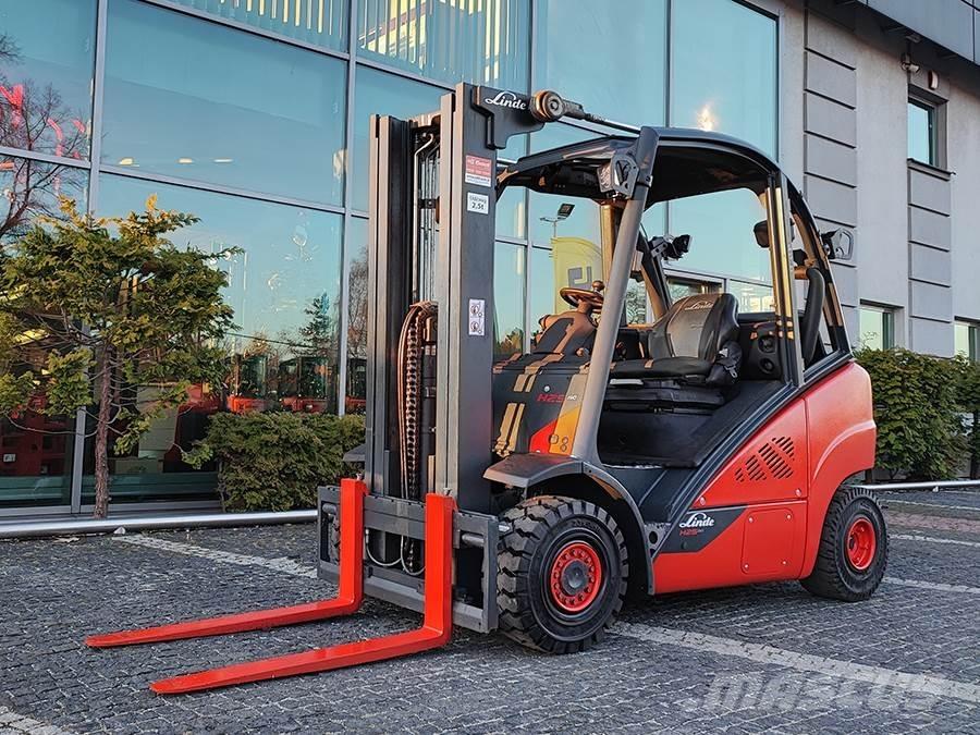 Linde H25T-02 Plinski viličarji