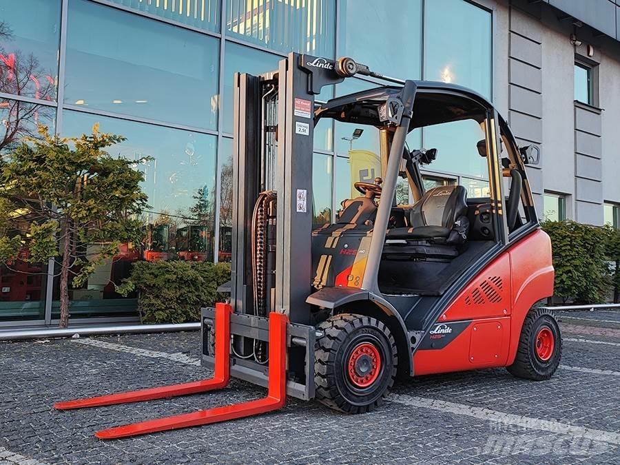 Linde H25T-02 Plinski viličarji