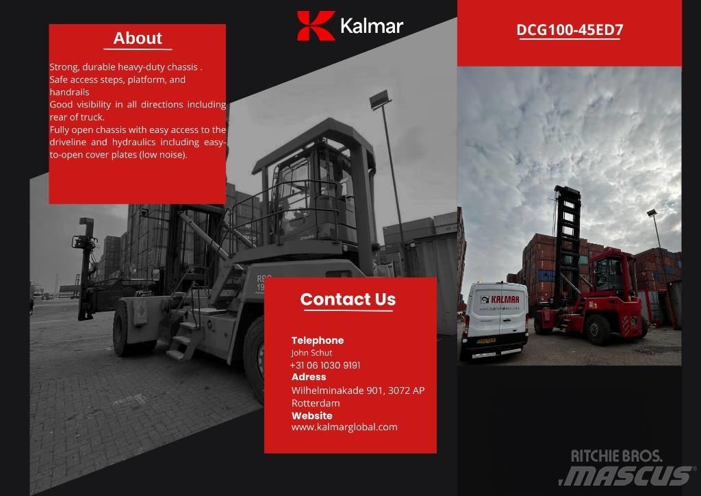 Kalmar DCG 100-45ED7 Kontejnerski viličarji