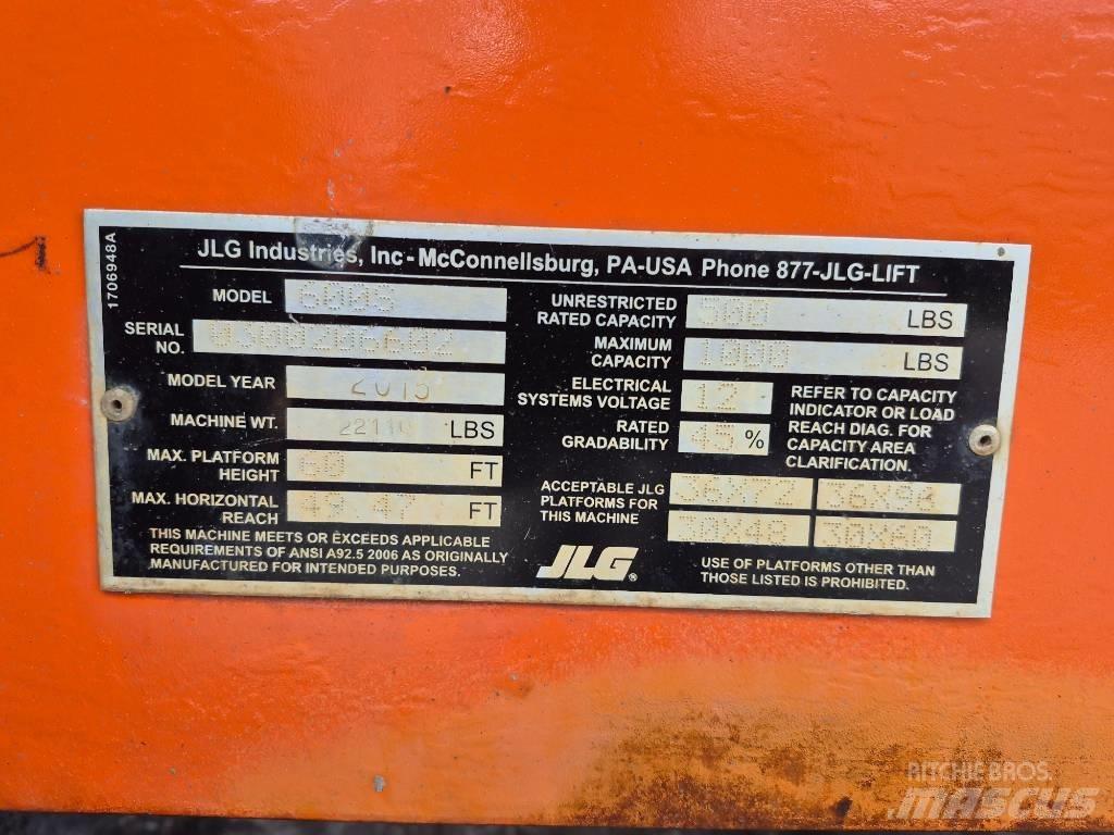 JLG 800 S Zglobne dvižne ploščadi