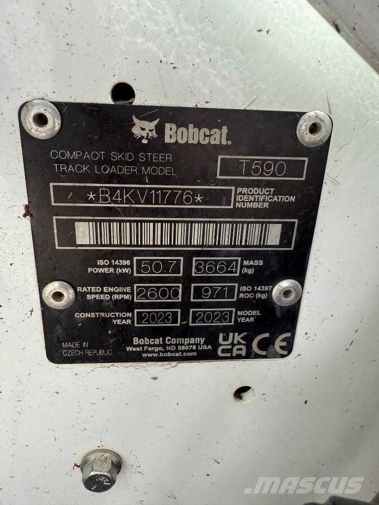 Bobcat T 590 HF Skid steer mini nakladalci