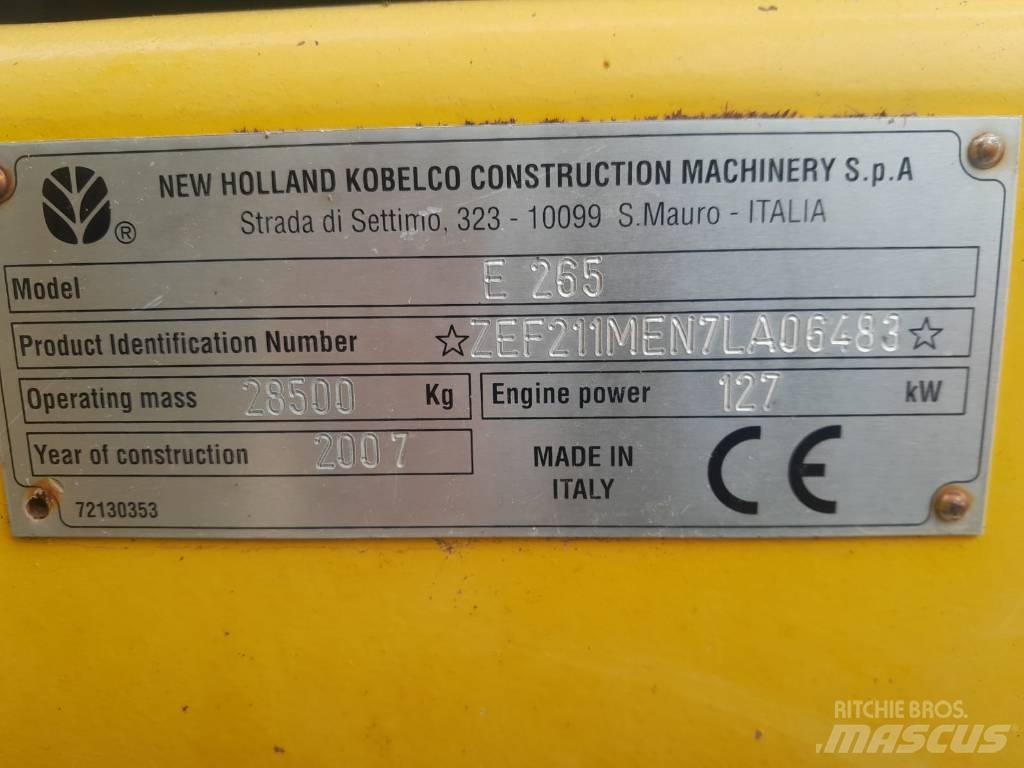 New Holland E 265 Bagri goseničarji