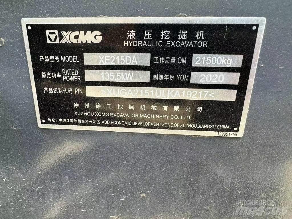XCMG XE 215 DA Bagri goseničarji