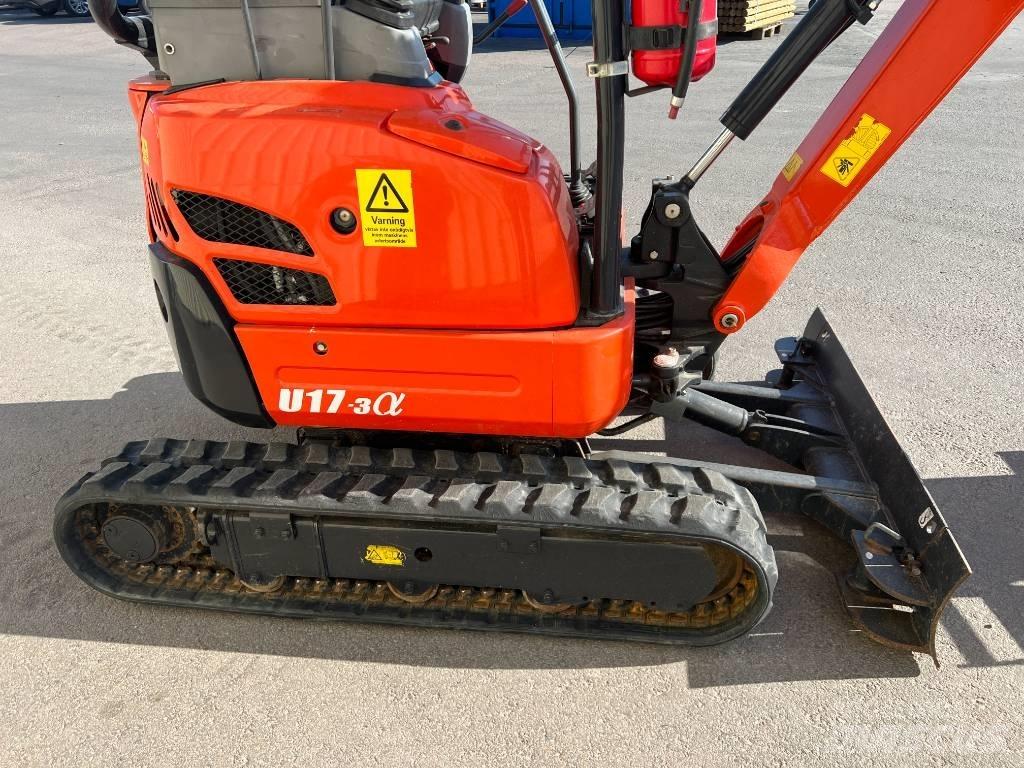 Kubota U 17-3 Mini bagri <7t
