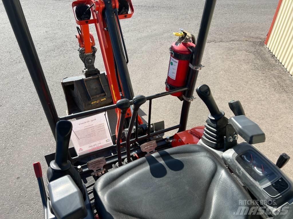 Kubota U 17-3 Mini bagri <7t