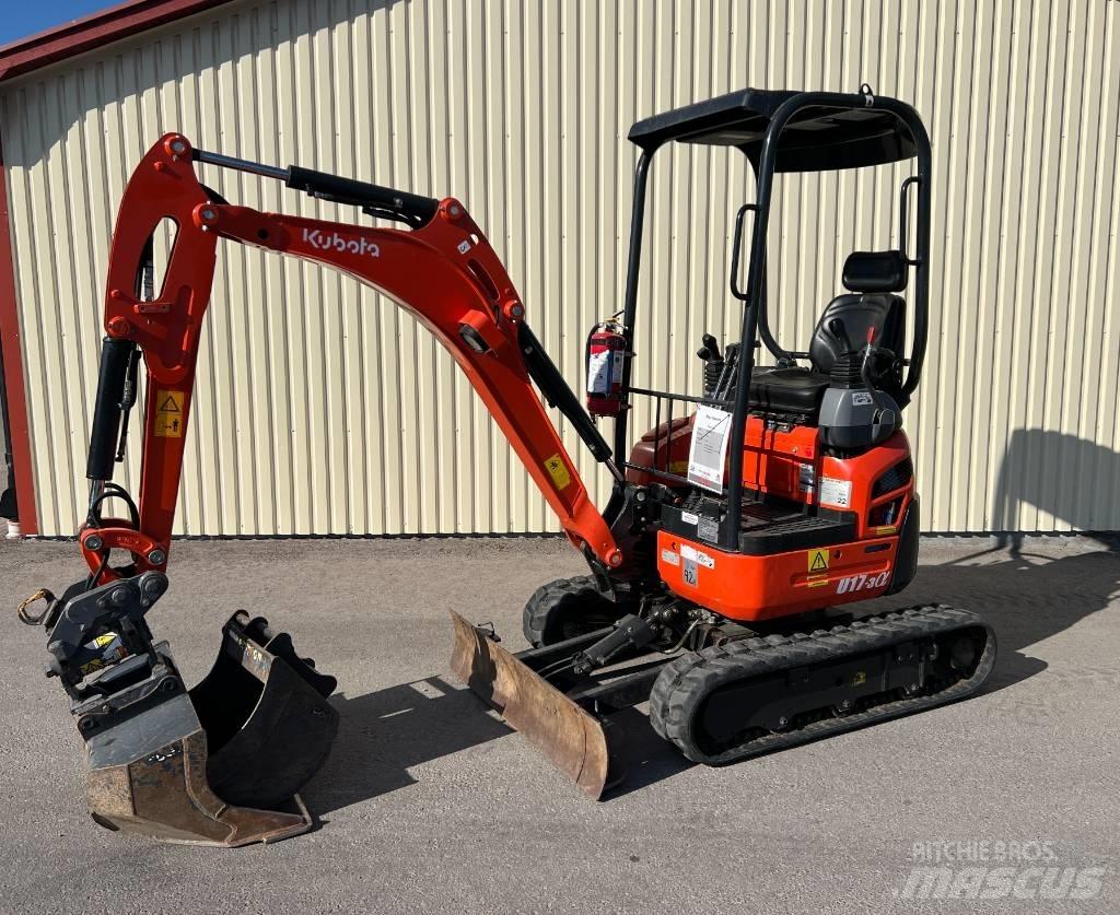 Kubota U 17-3 Mini bagri <7t