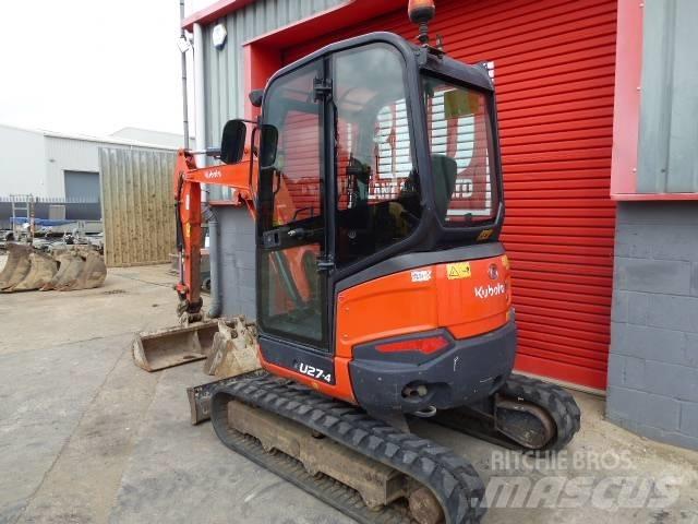 Kubota U 27-4 Mini bagri <7t