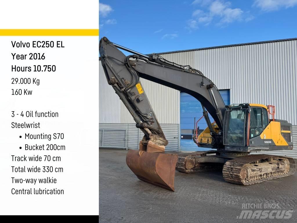 Volvo EC 250 EL Bagri goseničarji