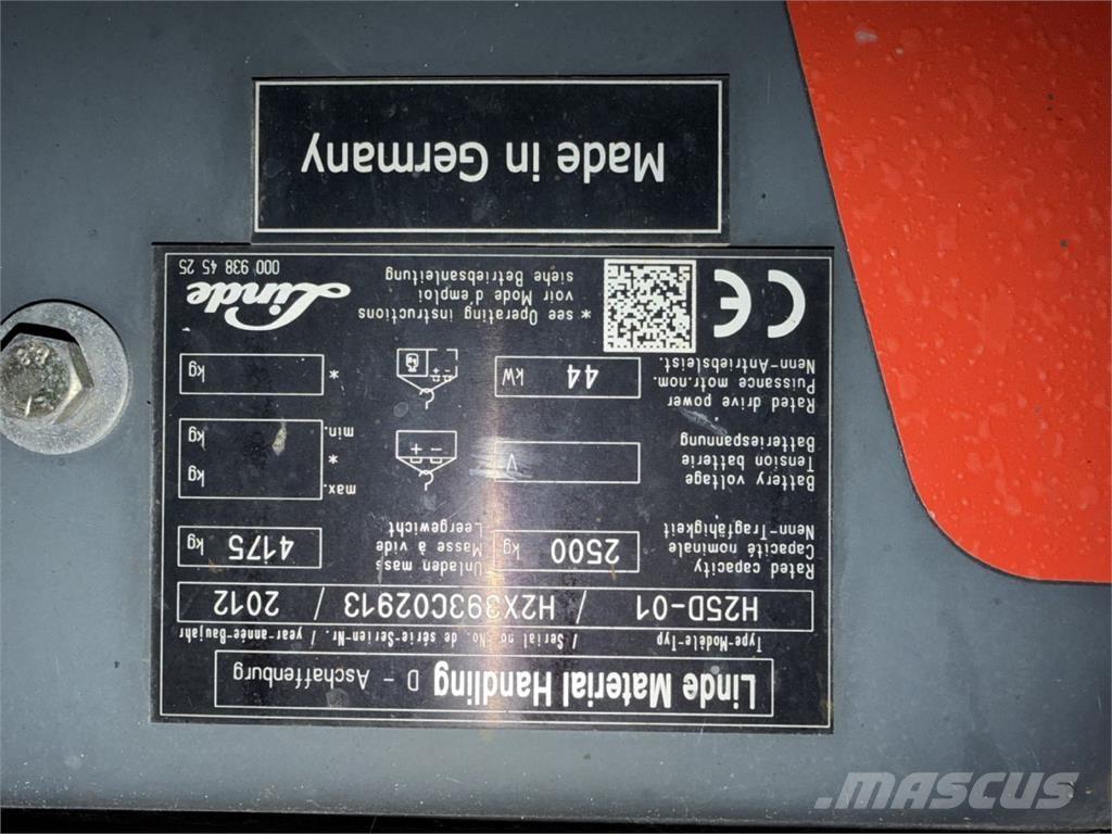 Linde H25D-01 Dizelski viličarji