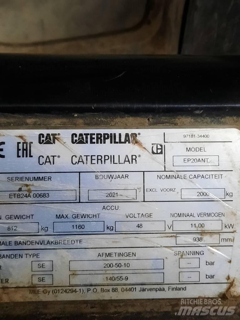 CAT EP20ANT Električni viličarji