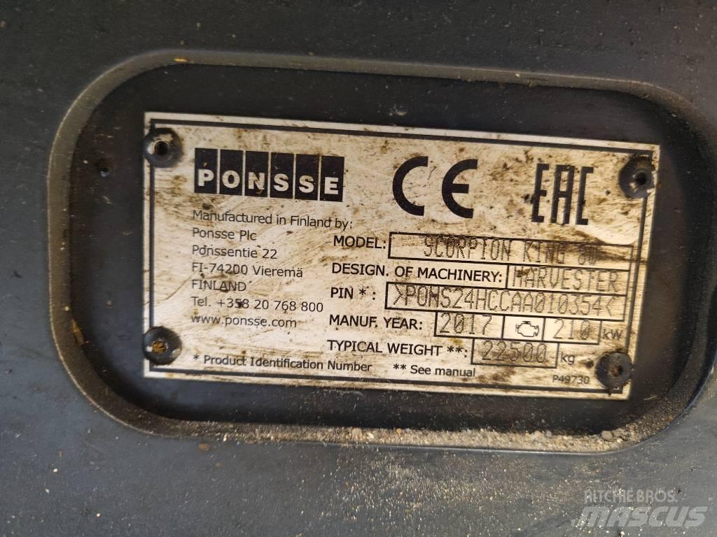 Ponsse Scorpion King Harvesterji