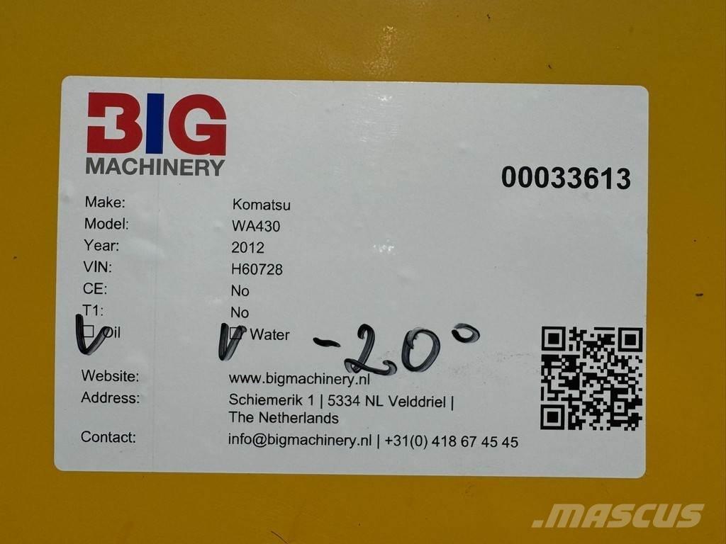Komatsu WA430-6 Kolesni nakladalci
