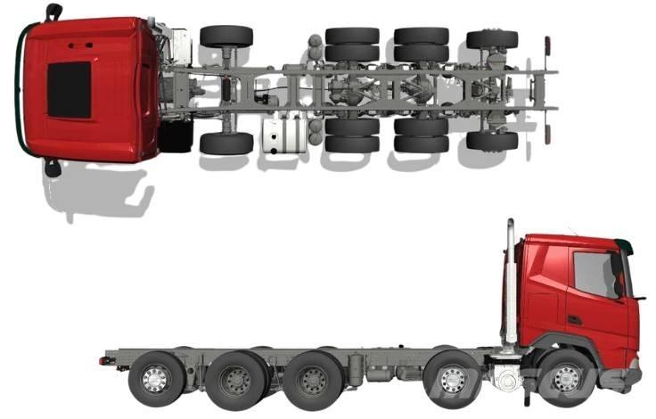 DAF XF 530 FAF 10x4 Tovornjaki-šasije