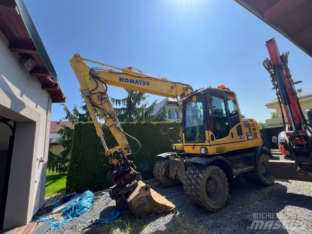 Komatsu PW 148-8 Bagri na kolesih