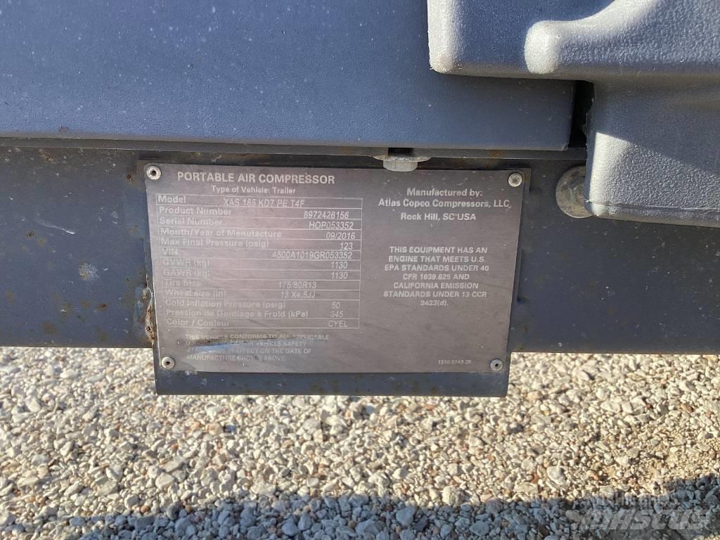 Atlas Copco XAS 185 Kompresorji