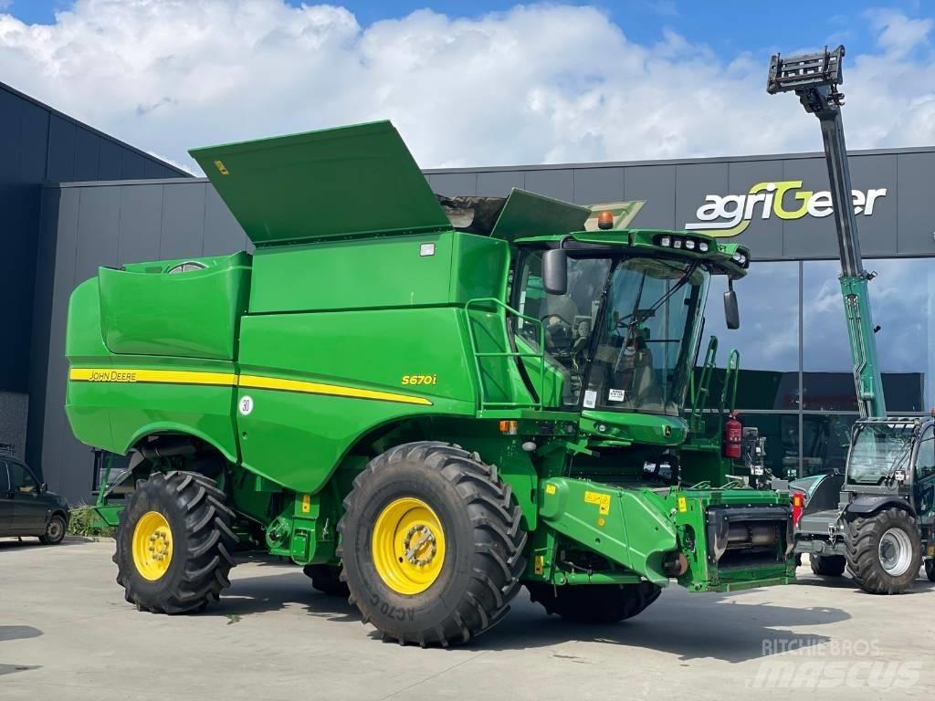 John Deere S670 4x4 Kombajni