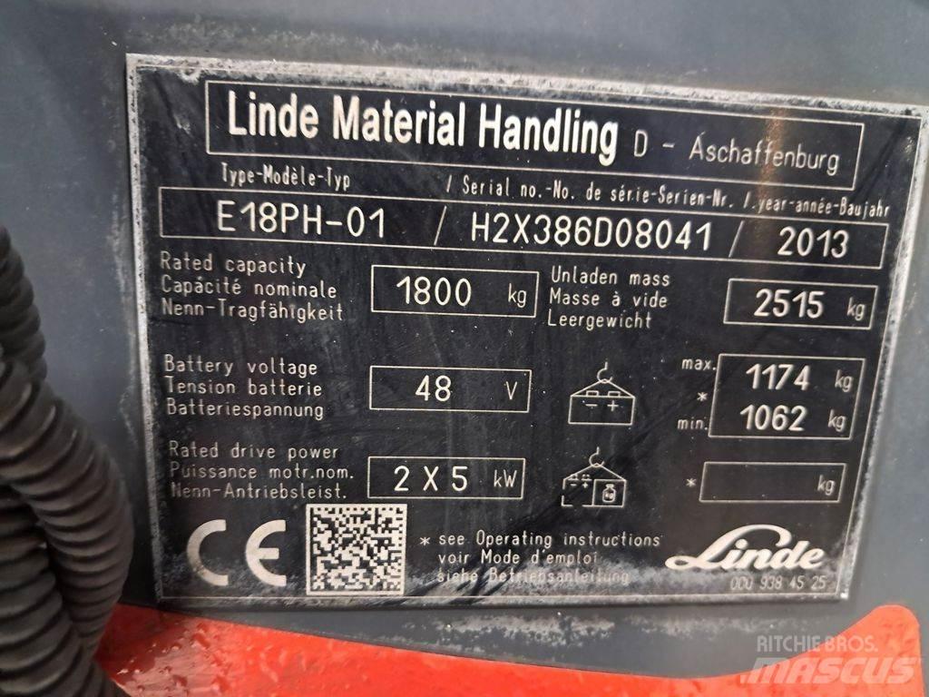 Linde E18PH Električni viličarji
