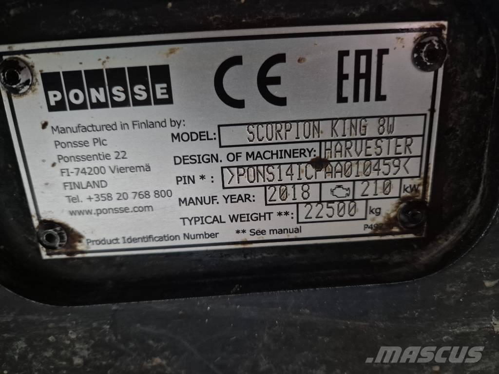 Ponsse Scorpion King Harvesterji
