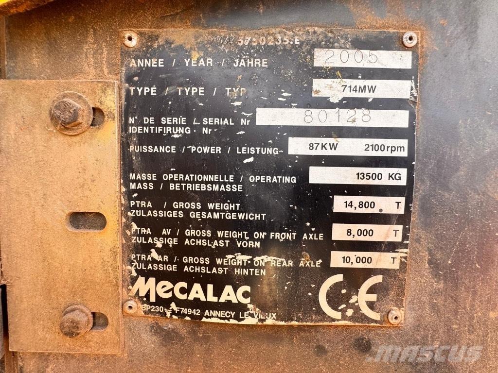Mecalac 714 MW Bagri na kolesih
